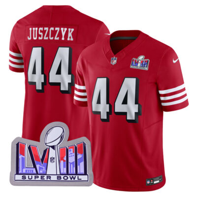 Kyle Juszczyk San Francisco 49ers SBLVIII Scarlet Alternate Vapor F.U.S.E Limited Jersey - All Stitched