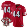 Kyle Juszczyk San Francisco 49ers 75th Anniversary Scarlet Alternate Vapor F.U.S.E Limited Jersey - All Stitched