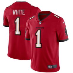 Rachaad White Tampa Bay Buccaneers Red Home Vapor Limited Jersey - All Stitched