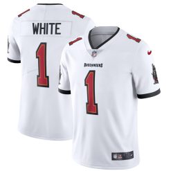 Rachaad White Tampa Bay Buccaneers White Away Vapor Limited Jersey - All Stitched