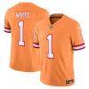 Rachaad White Tampa Bay Buccaneers Orange Creamsicle Throwback Vapor F.U.S.E Limited Jersey - All Stitched