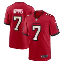 Bucky Irving Tampa Bay Buccaneers Red Home Game Jersey - All Stitched