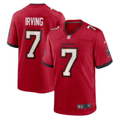 Bucky Irving Tampa Bay Buccaneers Red Home Game Jersey - All Stitched