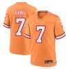 Bucky Irving Tampa Bay Buccaneers Orange Creamsicle Throwback Game Jersey - All Stitched