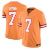 Bucky Irving Tampa Bay Buccaneers Orange Creamsicle Throwback Vapor F.U.S.E Limited Jersey - All Stitched