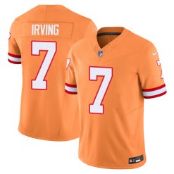 Bucky Irving Tampa Bay Buccaneers Orange Creamsicle Throwback Vapor F.U.S.E Limited Jersey - All Stitched