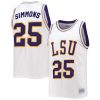 Ben Simmons LSU Tigers Basketball White Alumni Jersey - All Stitched