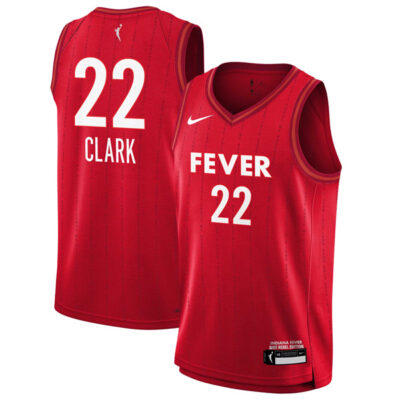 Caitlin Clark Indiana Fever Red Explorer Edition Jersey - All Stitched