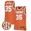 Kevin Durant Texas Longhorns Basketball Texas Orange Game Jersey w/ SEC Patch - All Stitched