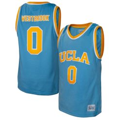 Russell Westbrook UCLA Bruins Basketball Blue Commemorative Classic Jersey - All Stitched