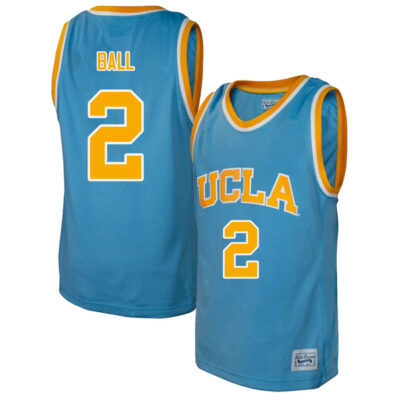 Lonzo Ball UCLA Bruins Basketball Blue Commemorative Classic Jersey - All Stitched