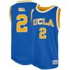 Lonzo Ball UCLA Bruins Basketball Blue Throwback Jersey - All Stitched