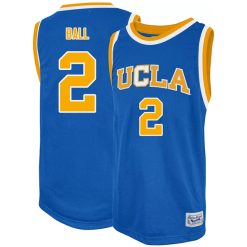 Lonzo Ball UCLA Bruins Basketball Blue Throwback Jersey - All Stitched