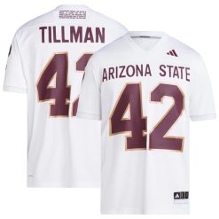 Pat Tillman Arizona State Sun Devils Football White Icon Premier Jersey - All Stitched