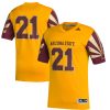 Pat Tillman Arizona State Sun Devils Football Gold Premier Strategy Jersey - All Stitched