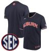 Auburn Tigers Baseball Navy Performance Jersey - All Stitched