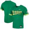 Oregon Ducks Baseball Green Two Button Jersey - All Stitched