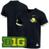Oregon Ducks Baseball Black Two Button Jersey - All Stitched