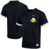 Oregon Ducks Baseball Black Two Button Jersey - All Stitched