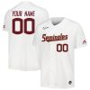 Custom Florida State Seminoles Baseball White Full Button Jersey - All Stitched