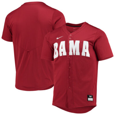 Alabama Crimson Tide Baseball Crimson Jersey - All Stitched