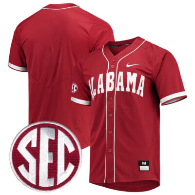 Alabama Crimson Tide Baseball Crimson Vapor Untouchable Elite Jersey - All Stitched
