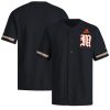 Miami Hurricanes Baseball Black Old English M Jersey - All Stitched