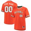 Custom Miami Hurricanes Baseball Orange Primegreen Jersey - All Stitched