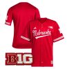 Nebraska Cornhuskers Baseball Scarlet Retro Jersey - All Stitched