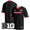 Nebraska Cornhuskers Baseball Black V Neck Jersey - All Stitched