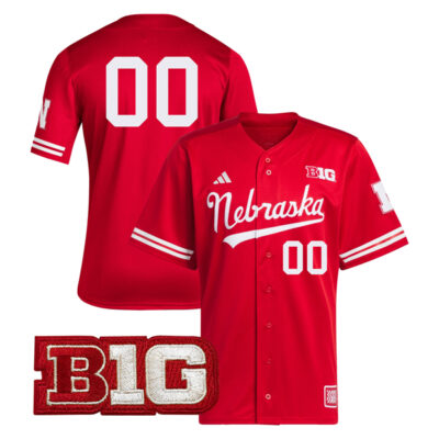Custom Nebraska Cornhuskers Baseball Scarlet Retro Jersey - All Stitched