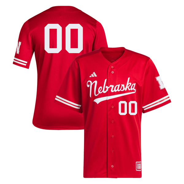Custom Nebraska Cornhuskers Baseball Scarlet Retro Jersey - All Stitched