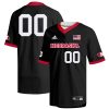 Custom Nebraska Cornhuskers Baseball Black V Neck Jersey - All Stitched