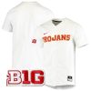 USC Trojans Baseball White Vapor Untouchable Elite Jersey - All Stitched