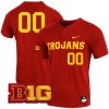 Custom USC Trojans Baseball Cardinal Vapor Elite Two Button Jersey - All Stitched