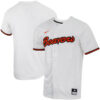 Oregon State Beavers Baseball White Full Button Jersey - All Stitched
