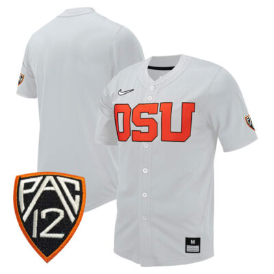 Oregon State Beavers Baseball Grey Untouchable Jersey - All Stitched