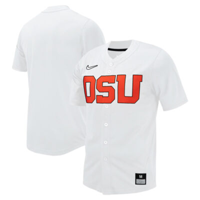 Oregon State Beavers Baseball White Untouchable Jersey - All Stitched
