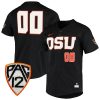 Custom Oregon State Beavers Baseball Black Untouchable Jersey - All Stitched