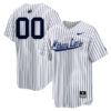 Custom Penn State Nittany Lions Baseball White Pinstripe Jersey – All Stitched