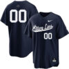 Custom Penn State Nittany Lions Baseball Navy Jersey – All Stitched