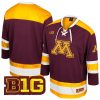 Minnesota Golden Gophers Hockey Colosseum Maroon Jersey - All Stitched