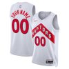 Custom Toronto Raptors White Association Edition Jersey - All Stitched
