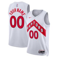 Custom Toronto Raptors White Association Edition Jersey - All Stitched