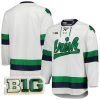 Notre Dame Fighting Irish Hockey White Jersey - All Stitched