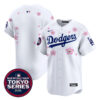 Los Angeles Dodgers White Tokyo Series Jersey - All Stitched