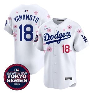 Yoshinobu Yamamoto Los Angeles Dodgers White Tokyo Series Jersey - All Stitched