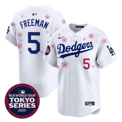 Freddie Freeman Los Angeles Dodgers White Tokyo Series Jersey - All Stitched