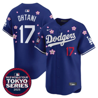 Shohei Ohtani Los Angeles Dodgers Royal Blue Tokyo Series Jersey - All Stitched