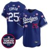 Tommy Edman Los Angeles Dodgers Royal Blue Tokyo Series Jersey - All Stitched